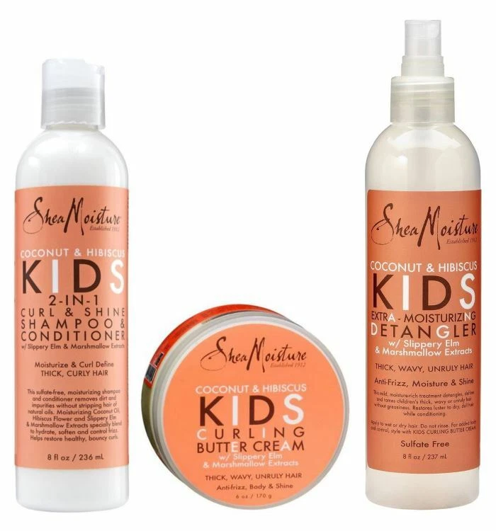 Productos para el cabello de coco e hibisco hidratante de karité para niños Foto 1 de 1