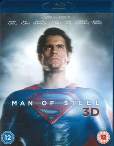Hombre De Acero 3D (2013) Blu-ray, Henry Cavill, Amy Adams, Michael Shannon - Imagen 1 de 2