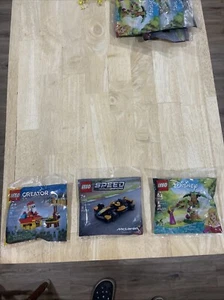 Lot Of 3 Lego Creator Santa Sleigh, Speed Champions McLaren ,Disney Princess NEW - Picture 1 of 10