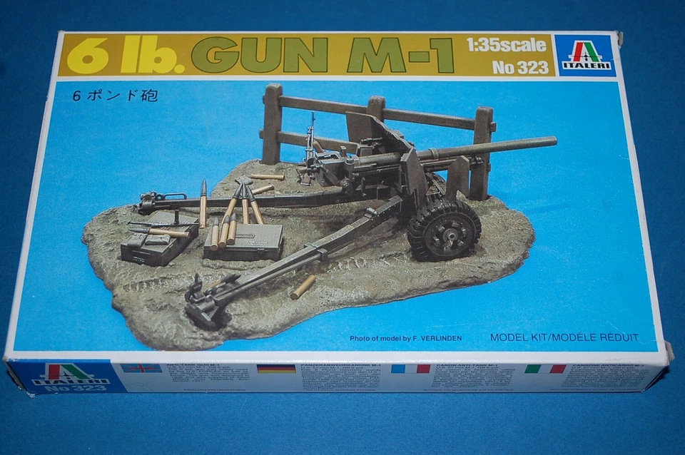 Italeri 323 - 6 lb. Gun M-1  scala 1/35 - Immagine 1 di 1