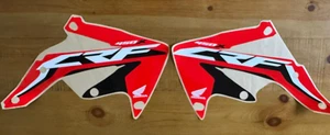 HONDA 2005-2017 CRF 450X   CR F 450 X OEM  SHROUDS GRAPHICS LOGO THICK QUALITY - Picture 1 of 14