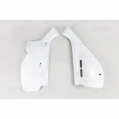 Plastiche laterali portanumero Honda Xr 600 1988 - 2000 coppia Ufo Plast bianco