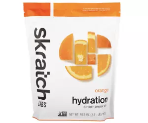Skratch Labs Hydration Sport Drink Mix Orange 60 -Serving Resealable Pouch - Picture 1 of 2