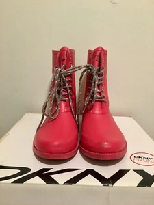 DKNY Jetway Rain Boots Womens Sz 8 - Picture 1 of 10