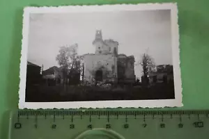 interessantes altes Foto - zerstörte Kirche - Ort ??? - Bild 1 von 1