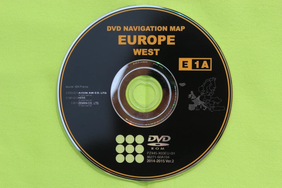 DVD NAVIGATION TNS 600 700 BENELUX FRANKREICH 2015 TOYOTA PRIUS AURIS RAV4 LEXUS - Bild 1 von 1