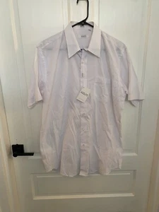 Men’s White Short Sleeve Button Down (NEW) 16/ 16 1/2 - Picture 1 of 4