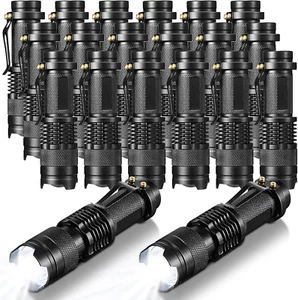 20 Pieces LED Flashlight Torch Mini 3 Mode Tactical Flashlights Small Water Resi - Picture 1 of 12
