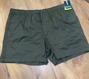 DSG Mens Athletic Shorts Drawstring Pull On Cotton Size 2XL FOREST NIGHT - Picture 1 of 3