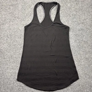 Lululemon Cool Racer Back Size 2/4 Tank Top Athleisure Sporty Chic Activewear - Picture 1 of 6