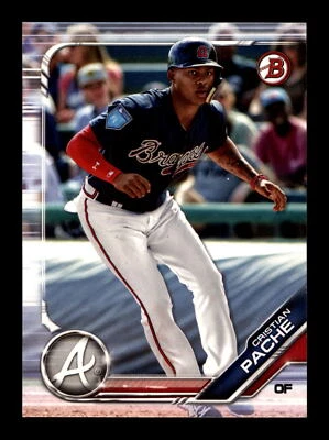 2019 Bowman Prospects #BP-62 Cristian Pache Atlanta Braves - Image 1 of 2