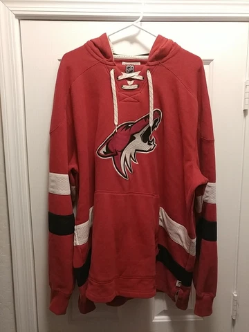 CCM Arizona Coyotes Mens Hoodie XXL 2017 Sweatshirt - 2XL Red Home Jersey Style Cover