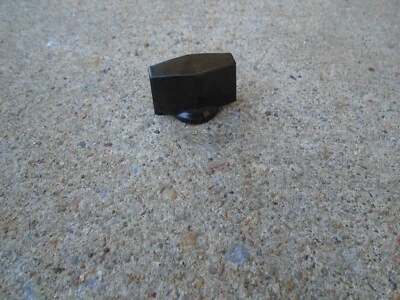 VINTAGE SLINGERLAND BLACK PLASTIC WING NUT 1/4"-20 THREAD-OLD STOCK PART! - Image 1 of 4