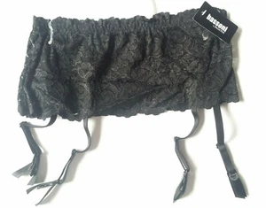 NEW Bassoni garter belt 8010S RRP 19.95 Black or White - Picture 1 of 3