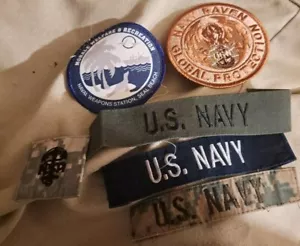 US Navy Patch Lot Of 6 Various Tech Duties Uniform Rank Originals USN Collection - Picture 1 of 7