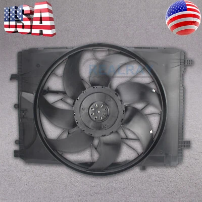 Fits Mercedes-Benz E350 E400 C250 C350 Radiator Cooling Fan Assembly 2049061403 - Image 1 of 4