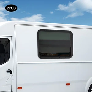 RV WINDOW VERTICAL SLIDE WINDOW CLIP-ON MOUNTING RECTANGULAR VENTING WINDOW NEW - Picture 1 of 18