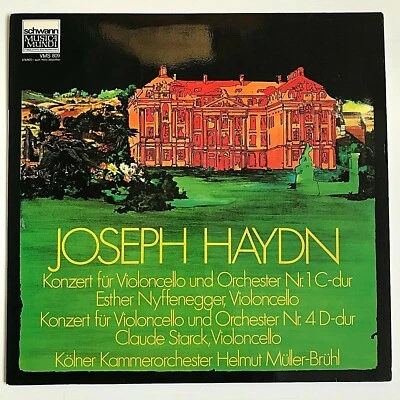 Joseph Haydn KONZERT FÜR VIOLONCELLO UND ORCHESTER  NR. 1 UND NR. 4  (LP16) - Bild 1 von 3