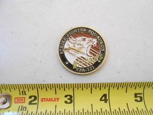 RARE STRIKE FIGHTER SQUADRON VFA-131 CPO CHIEF PETTY AIR MILITARY CHALLENGE COIN - Picture 1 of 5