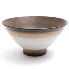 D4.9" Rice Bowl Japanese Tamba-ware, Fully Handmade Pottery, Brown, Stunning Gem