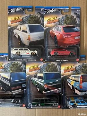 Hot Wheels Set of Gdg44 OFF-Road Pickup Racing Night Burning Land Rover Datsun - image 1 of 4