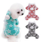 Cute Dog Pajamas Fleece Hoodie Pet Clothing Costume Winter Apparel Jumpsuit S-XL