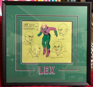 CHALLENGE OF SUPERFRIENDS ANIMIERTE Serie OPC ANIMATION CEL matt/gerahmt LEX - Bild 1 von 3