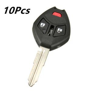 Q10 3 Buttons For Mitsubishi Eclipse Lancer Outlander Right Groove Key Case Fob - Picture 1 of 6