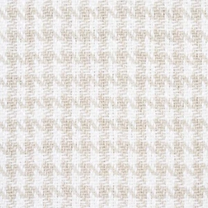Schumacher Linen Weave Fabric- Lotti Linen Houndstooth / Grey 1.50 yds 83340 - Picture 1 of 3