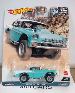Hot Wheels BIG-AIR BEL-AIR Green #4/5 - 2023 Car Culture HW Off Road Chevy - Picture 1 of 6
