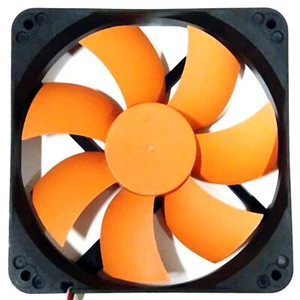 Thermaltake Gehäuse Lüfter Schwarz / Orange CPU-/ Wasserkühlung TT-1225 AF121225 - Bild 1 von 2