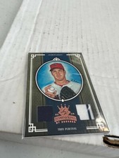 Troy Percival 2005 Diamond Kings Dual Relic Card #10 Serial #080/200