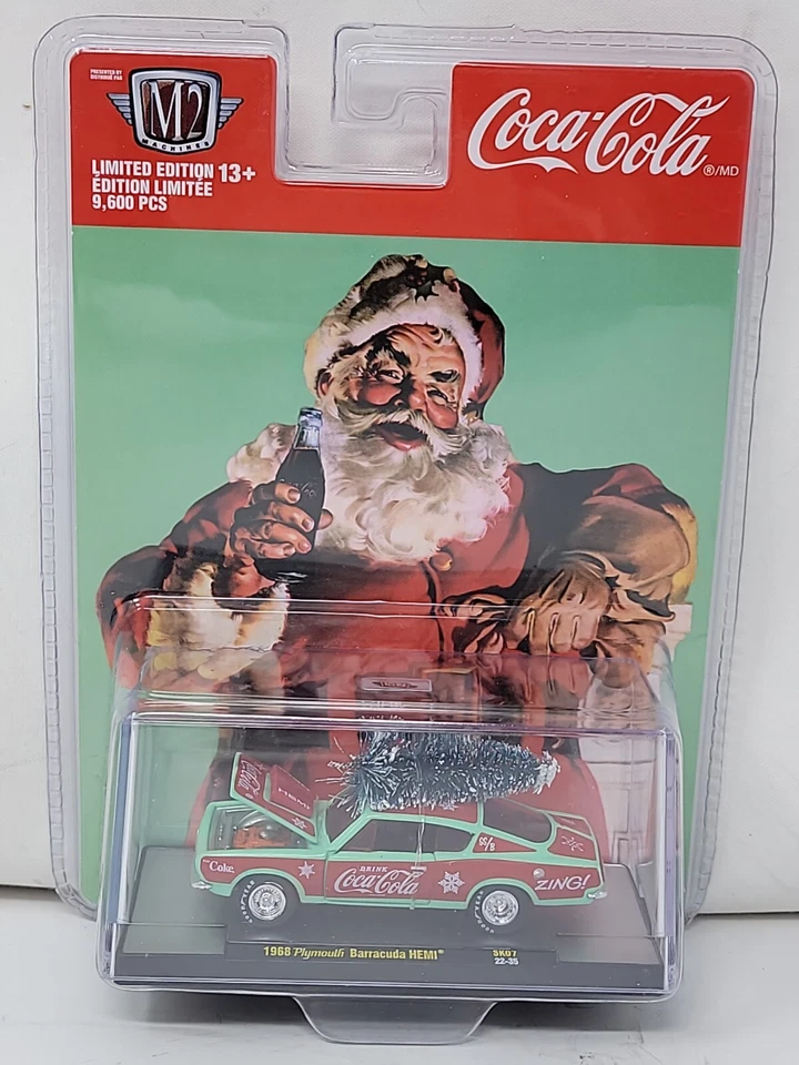 M2 Machines 1:64 Coca-Cola Set of 3 Diecast Vehicles - 52500-RW03