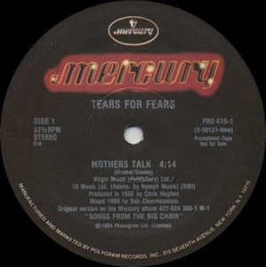 TEARS FOR FEARS Mothers Talk (1984 U.S. Double Side A Promo 12inch) - Picture 1 of 2
