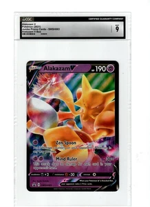 JUMBO Alakazam V Oversized Promo Card SWSH083 Pokémon CGC 9 MINT #b - Picture 1 of 2