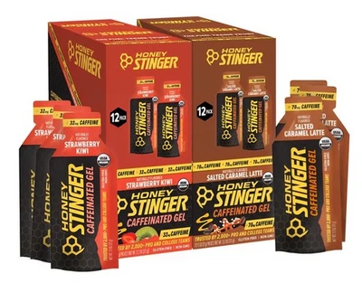 Gel energético orgánico con cafeína Honey Stinger paquete variado 2x12 paquetes caducidad 10.2026 Foto 1 de 4