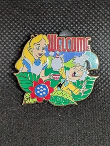 Pin Aventuras de Disney ABD Escape de Londres Alicia en el País de las Maravillas Bienvenido - Imagen 1 de 2
