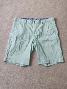 Tommy Bahama Mens Shorts Size W35 Mint Green Cotton Blend Casual / Smart - Picture 1 of 4