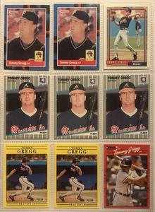 17 tarjetas de béisbol Tommy Gregg - Imagen 1 de 4