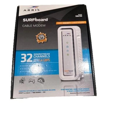 ARRIS SURFboard DOCSIS 3.0 Cable Modem - SB6190 - Image 1 of 4
