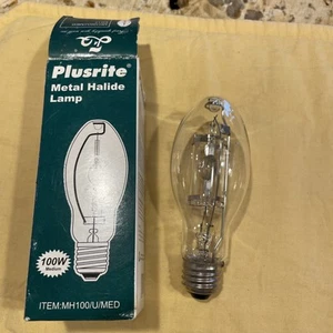 Plusrite Metal Halide Lamp MH100/U/MOG ED28 100W NIB Free shipping - Picture 1 of 6