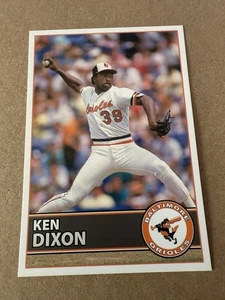 Ken Dixon Baltimore Orioles Team ausgestellt Postkarte Größe Foto  - Bild 1 von 2