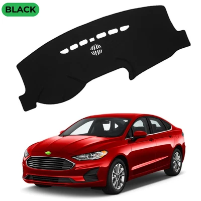 Anti-Glare Interior Dashboard Nonslip Sunshade Cover Mat For 2013-20 Ford Fusion - Image 1 of 4