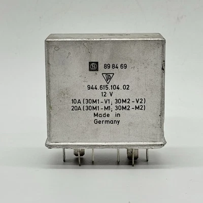 Porsche 944 968 Radiator Cooling Fan Relay 944 615 104 02 GENUINE - Image 1 of 3