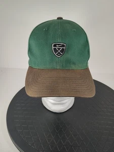Vintage 90s Nike Air Golf Adjustable Cap Hat Strapback Tiger Woods Black Swoosh - Bild 1 von 7