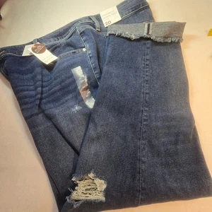 Jeans Lane Bryant Plus taglia 20W vestibilità firmata gamba dritta flex magia ragazza - Foto 1 di 17
