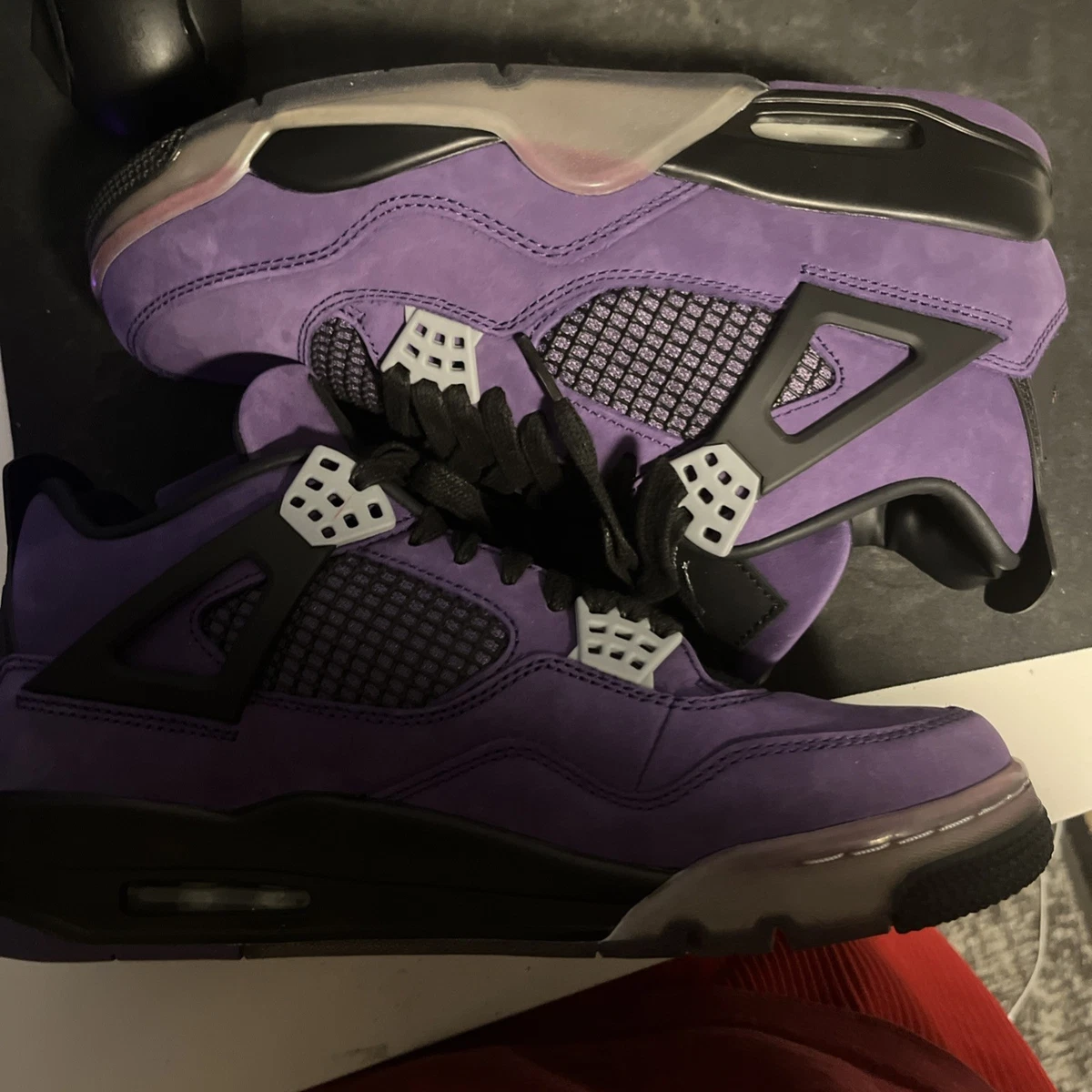 Jordan 4 Retro x Travis Scott Purple for Sale - Authenticity