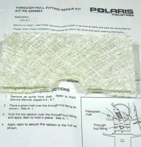 Polaris Kit-Thru Hull Fitting Repair 2200624 Genuine OEM Watercraft - Picture 1 of 4