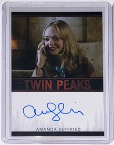 Rittenhouse Twin Peaks 2025 tronco dama Amanda Seyfried autógrafo automático BRD 2 - Imagen 1 de 1