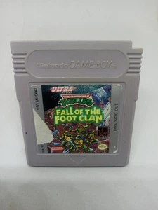 Teenage Mutant Ninja Turtles: Fall of the Foot Clan (Nintendo Game Boy, 1990) - Bild 1 von 2